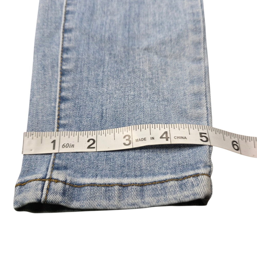 Tribal Jeans Audrey Mid Rise Ankle Jeggings Light Wash Pull On Jeans Size 0 - Picture 6 of 9